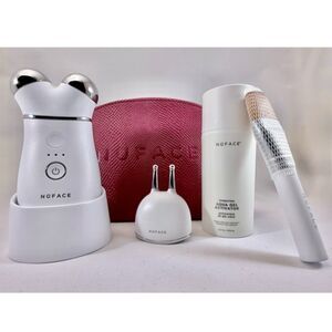 Nuface Trinity+ Boost w/ Effective Lip & Eye Attachment & Activator Gel - no box